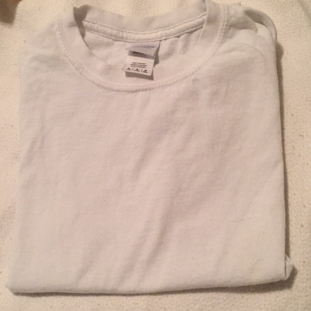 Boys white short sleeve T-shirt